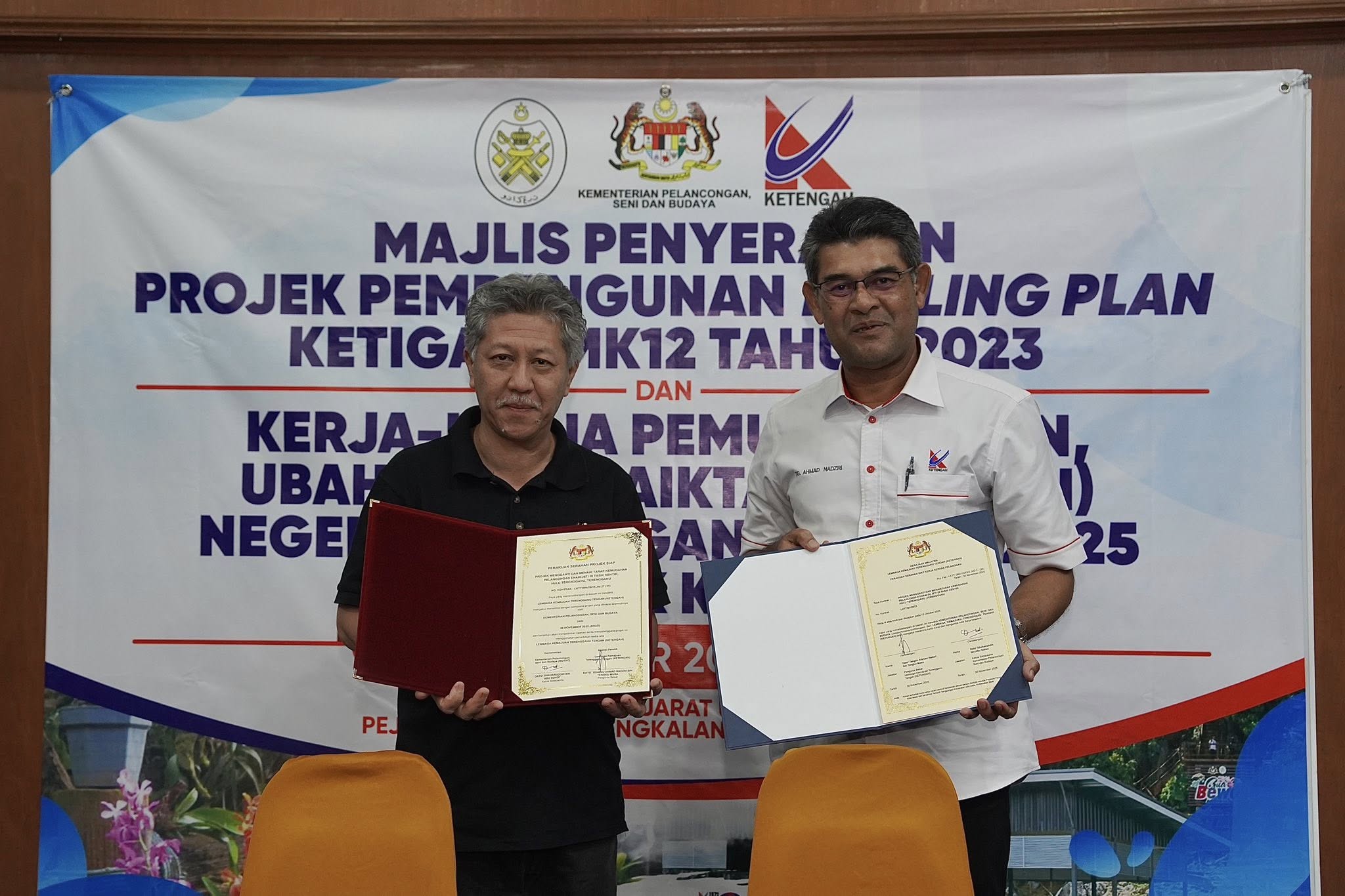 MAJLIS PENYERAHAN PROJEK ROLLING PLAN KETIGA RMK12 TAHUN 2023