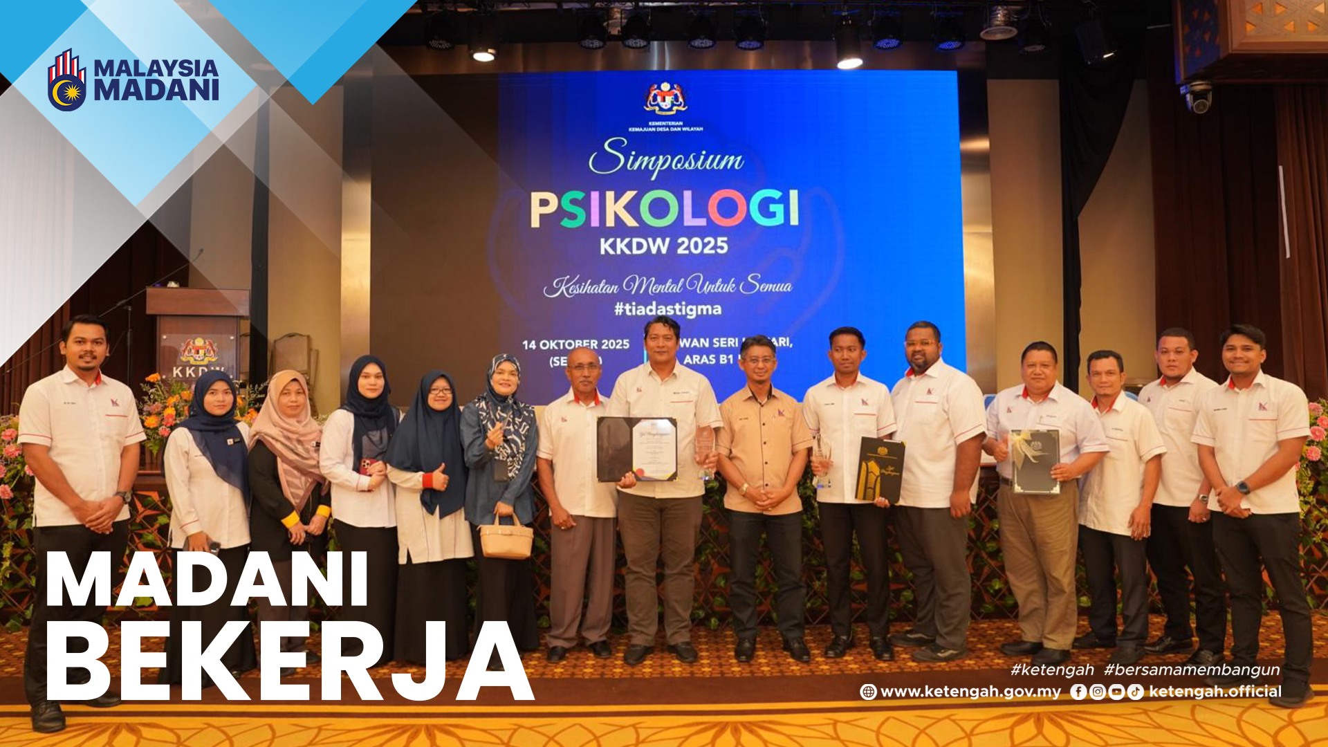 KETENGAH Raih Pengiktirafan di Hari Psikologi 2025