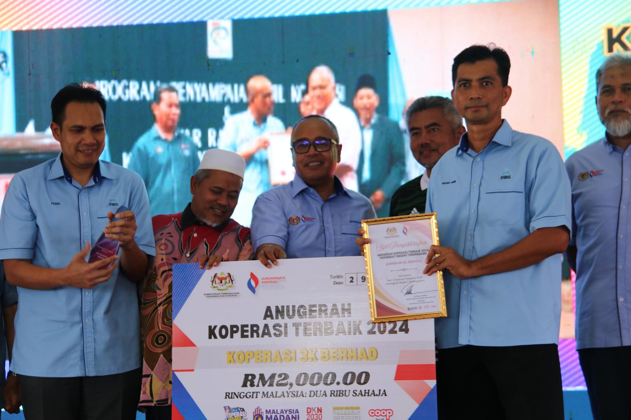 Koperasi 3K Berhad diumumkan sebagai Koperasi Terbaik