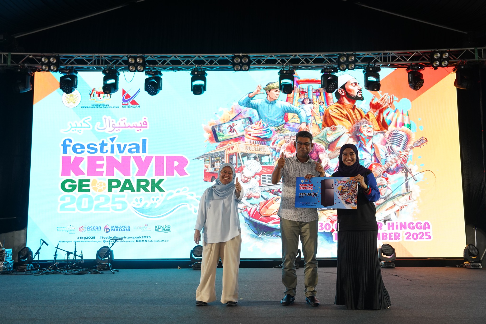 FESTIVAL KENYIR GEOPARK 2025 CIPTA SEJARAH — LEBIH 70,000 PENGUNJUNG & JUALAN CECAH RM3.34 JUTA