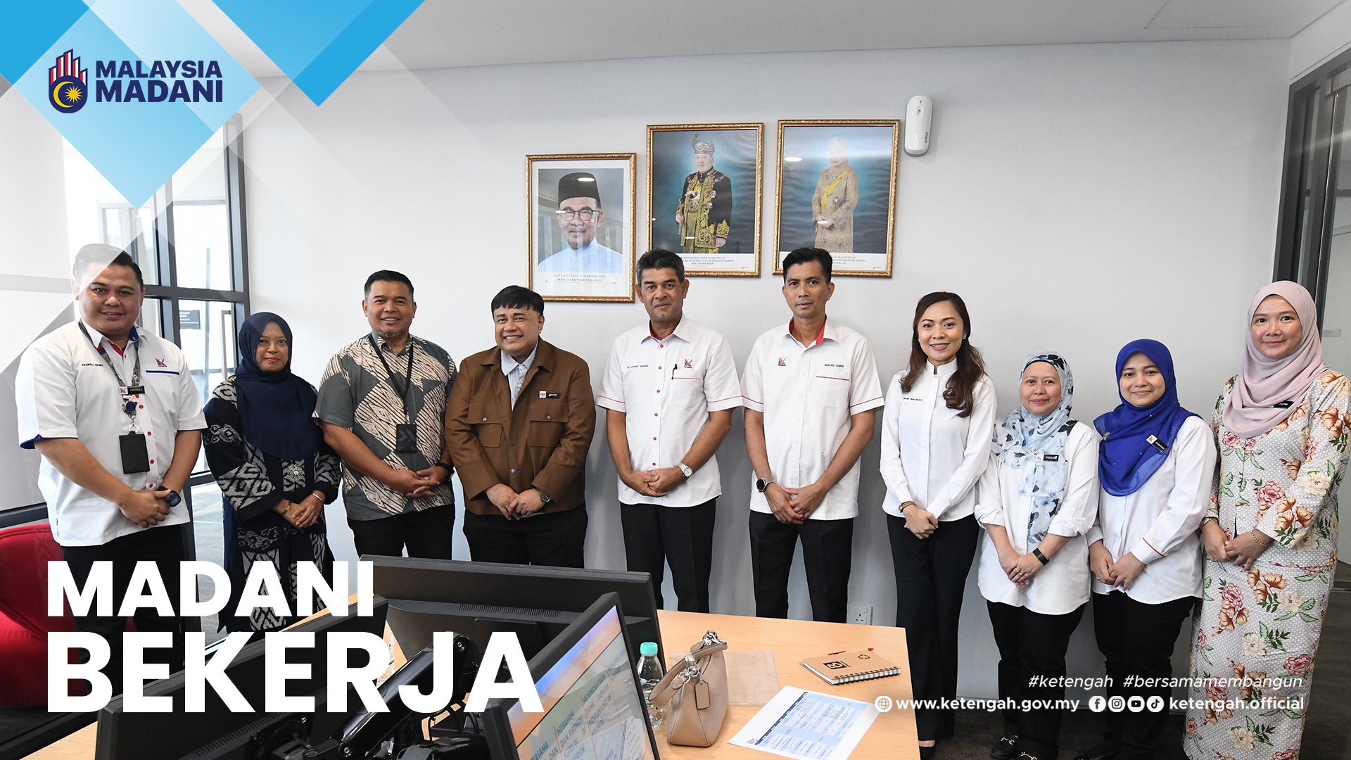 KETENGAH PAYS COURTESY VISIT TO THE DIRECTOR GENERAL OF RADIO TELEVISION MALAYSIA (RTM)