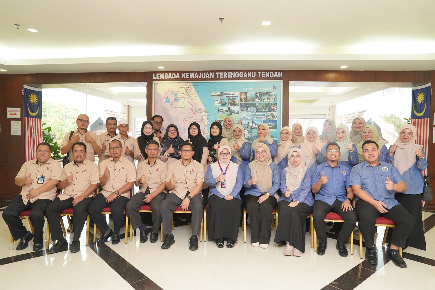 LAWATAN PENANDA ARAS AKRAB MBIP KE KETENGAH PERKUKUH KERJASAMA DAN KESEJAHTERAAN WARGA KERJA