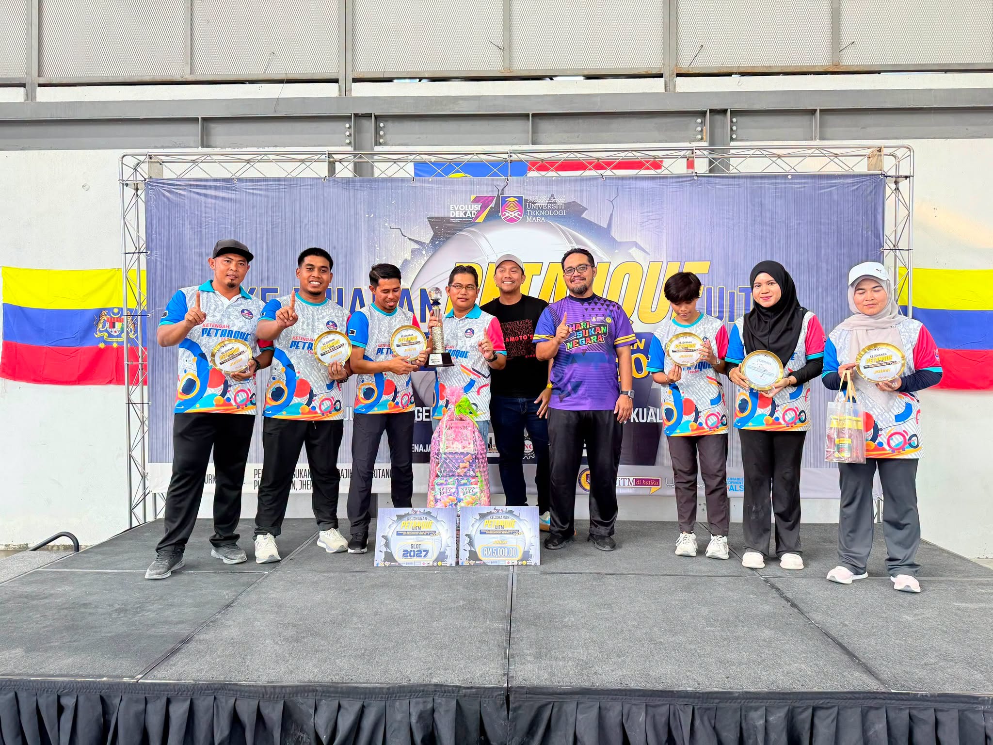 Pasukan Petanque KETENGAH Raih Kejuaraan di Kejohanan Petanque UiTM Terbuka Berpasukan dan Jemputan Antarabangsa Edisi Ke-2
