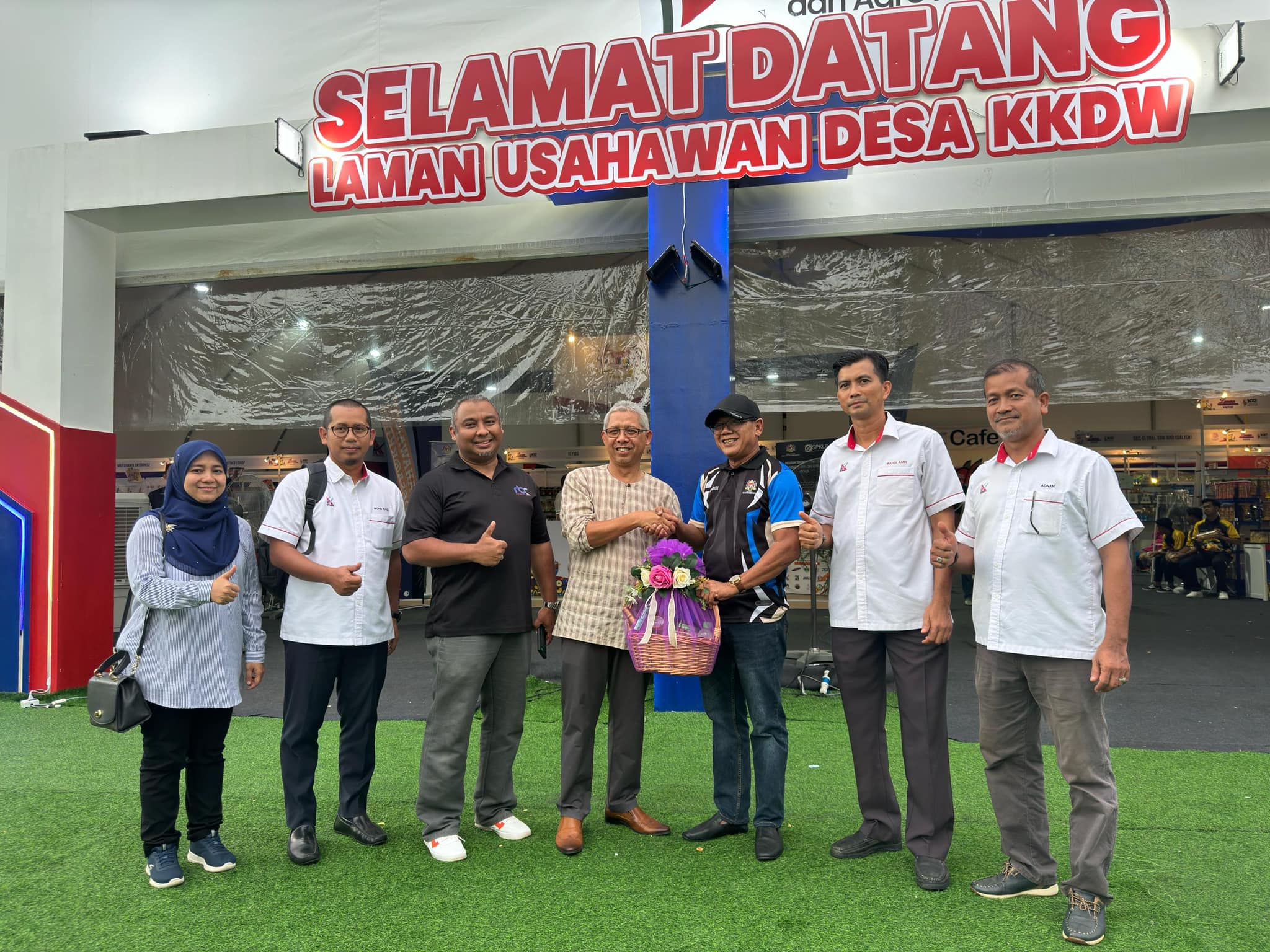 Laman Usahawan Desa ( KKDW) di MAHA 2024