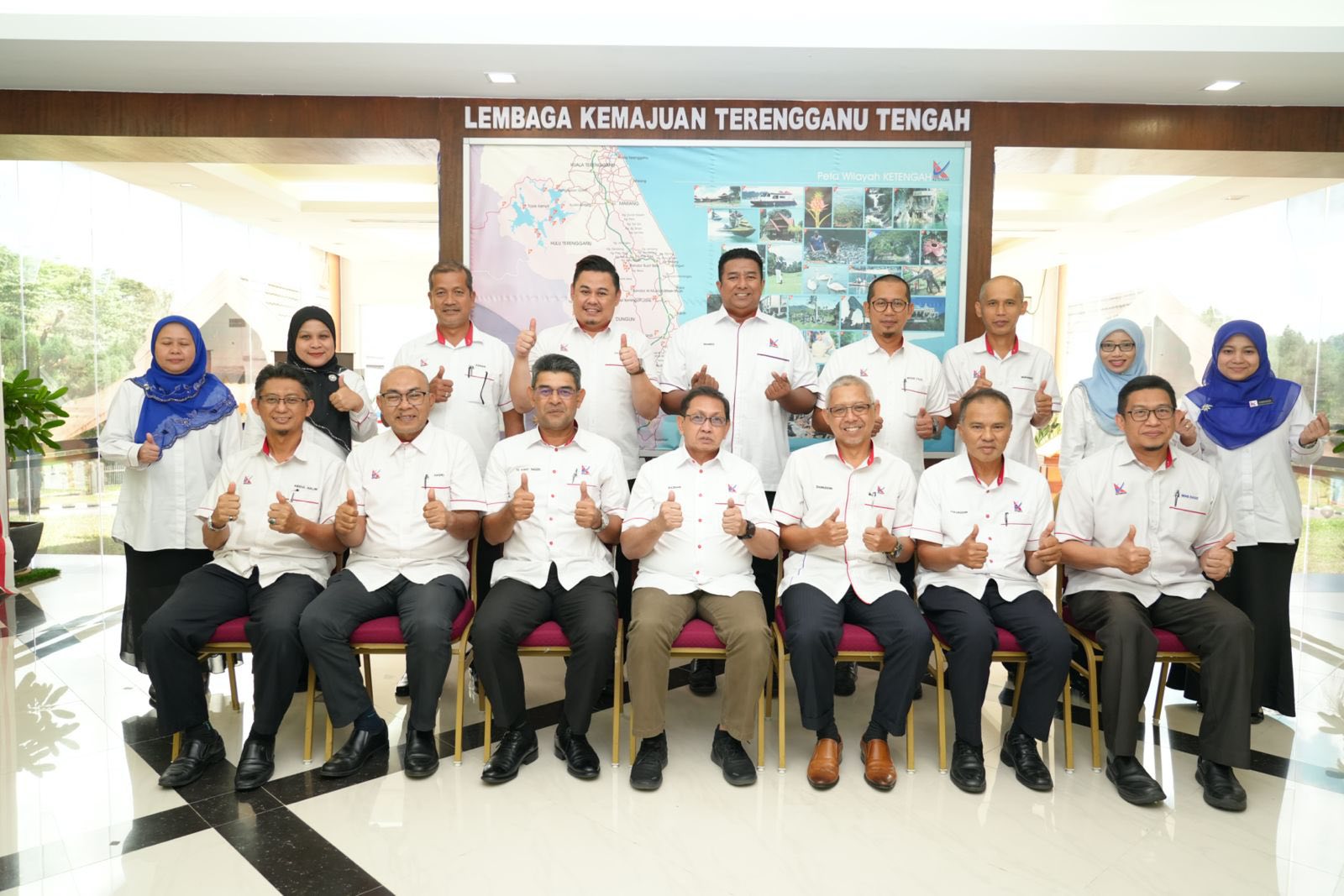 PROGRAM LAWATAN KERJA KETUA SETIAUSAHA KEMENTERIAN KEMAJUAN DESA DAN WILAYAH MERANGKAP PENGERUSI KETENGAH KE LEMBAGA KEMAJUAN TERENGGANU TENGAH