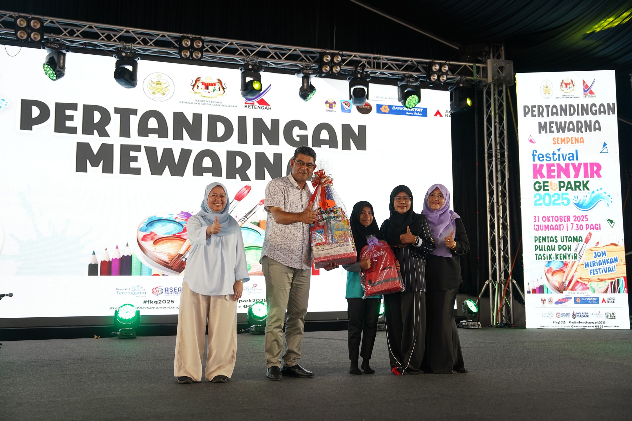 Pertandingan Mewarna Meriahkan Festival Kenyir Geopark 2025
