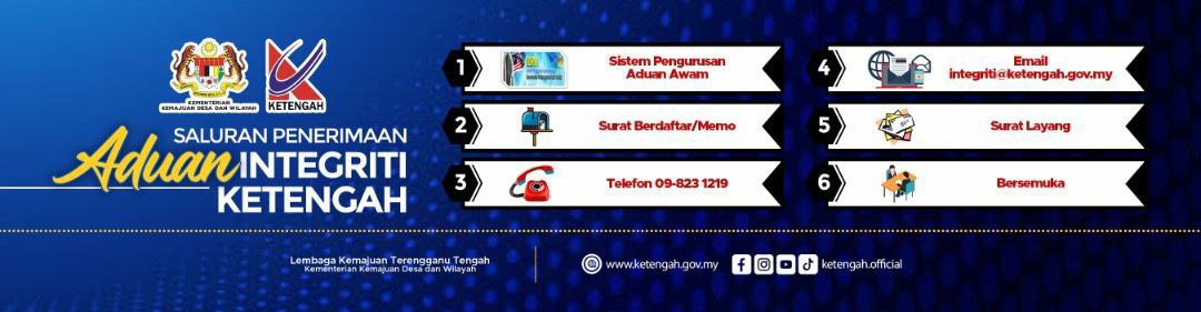 Banner Aduan Integriti KETENGAH